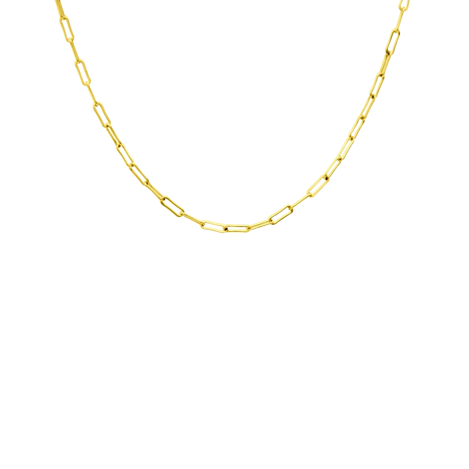 18K Gold Vermeil Paperclip Chain