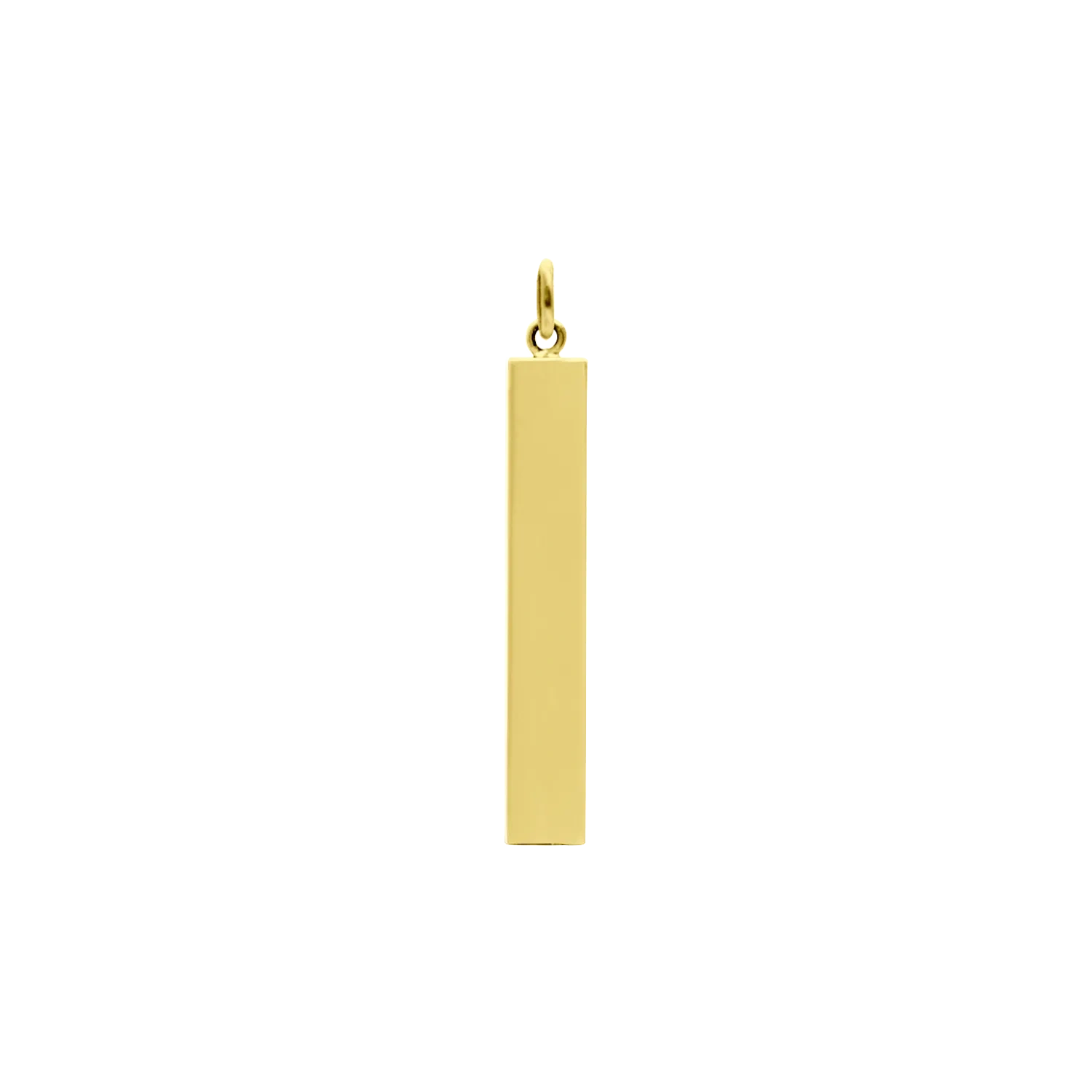 18K Gold Vermeil Bar Pendant
