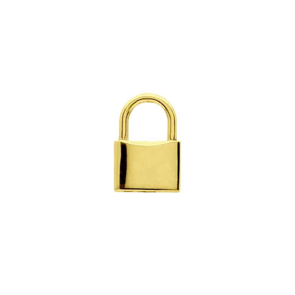 18K Gold Vermeil Lock