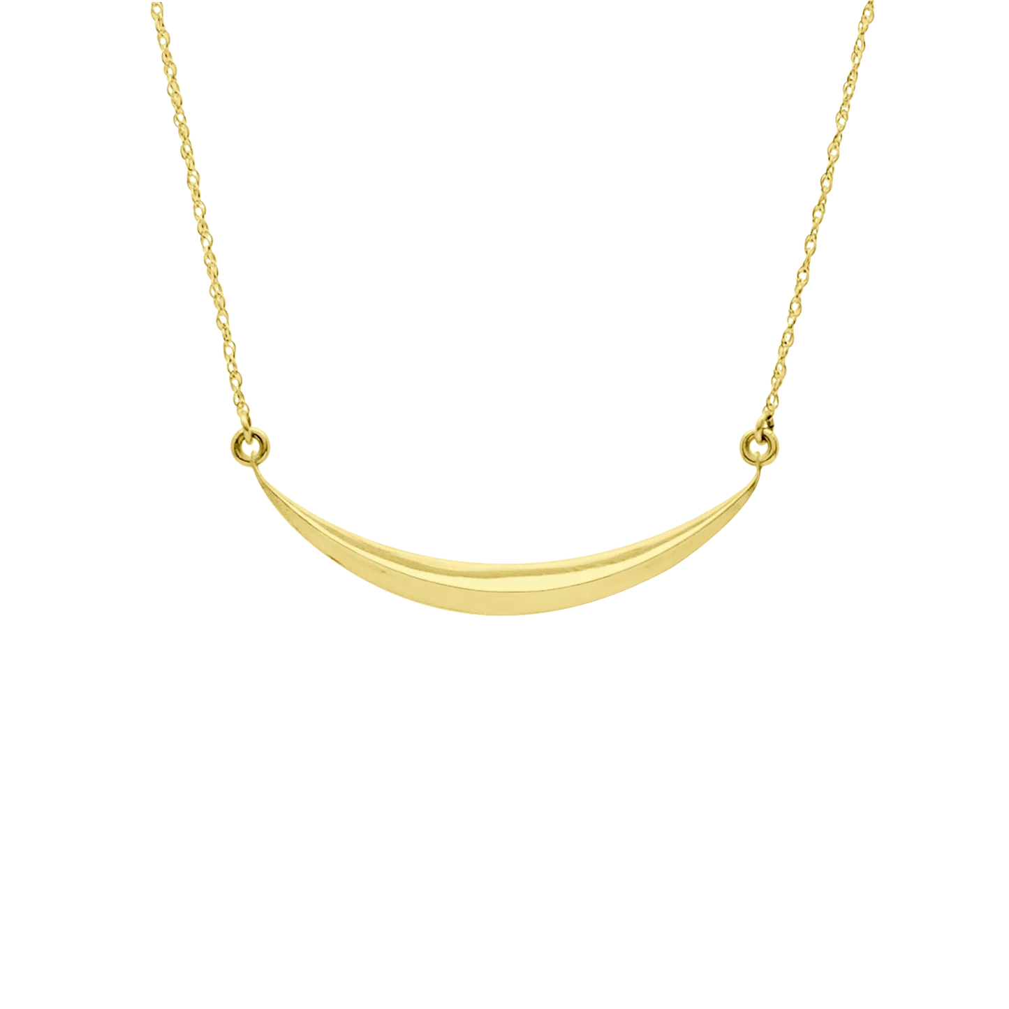 18K Gold Vermeil Swoop Necklace