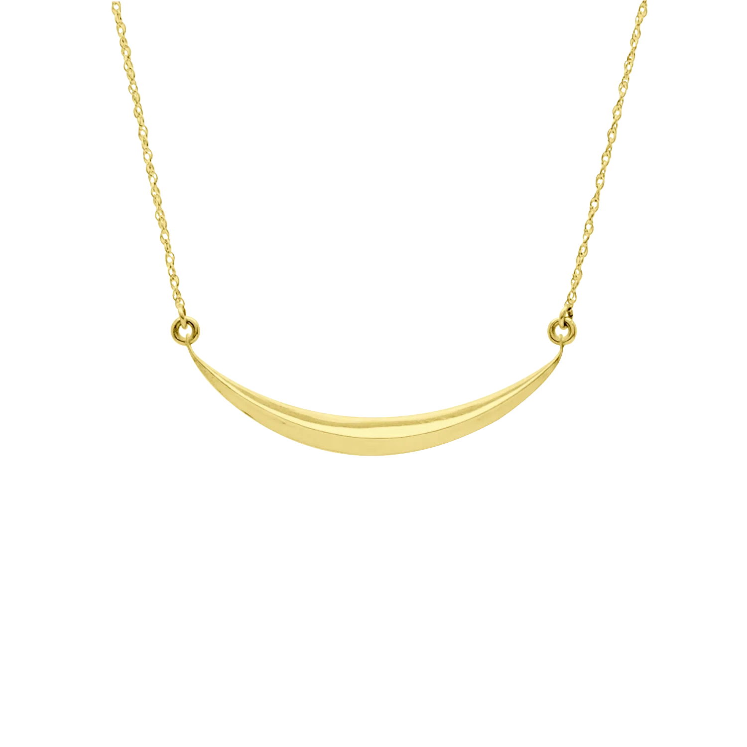 18K Gold Vermeil Swoop Necklace