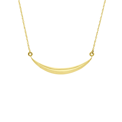 18K Gold Vermeil Swoop Necklace