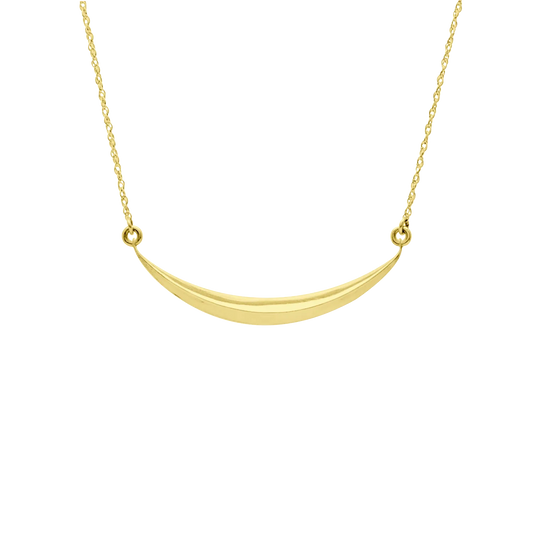 18K Gold Vermeil Swoop Necklace
