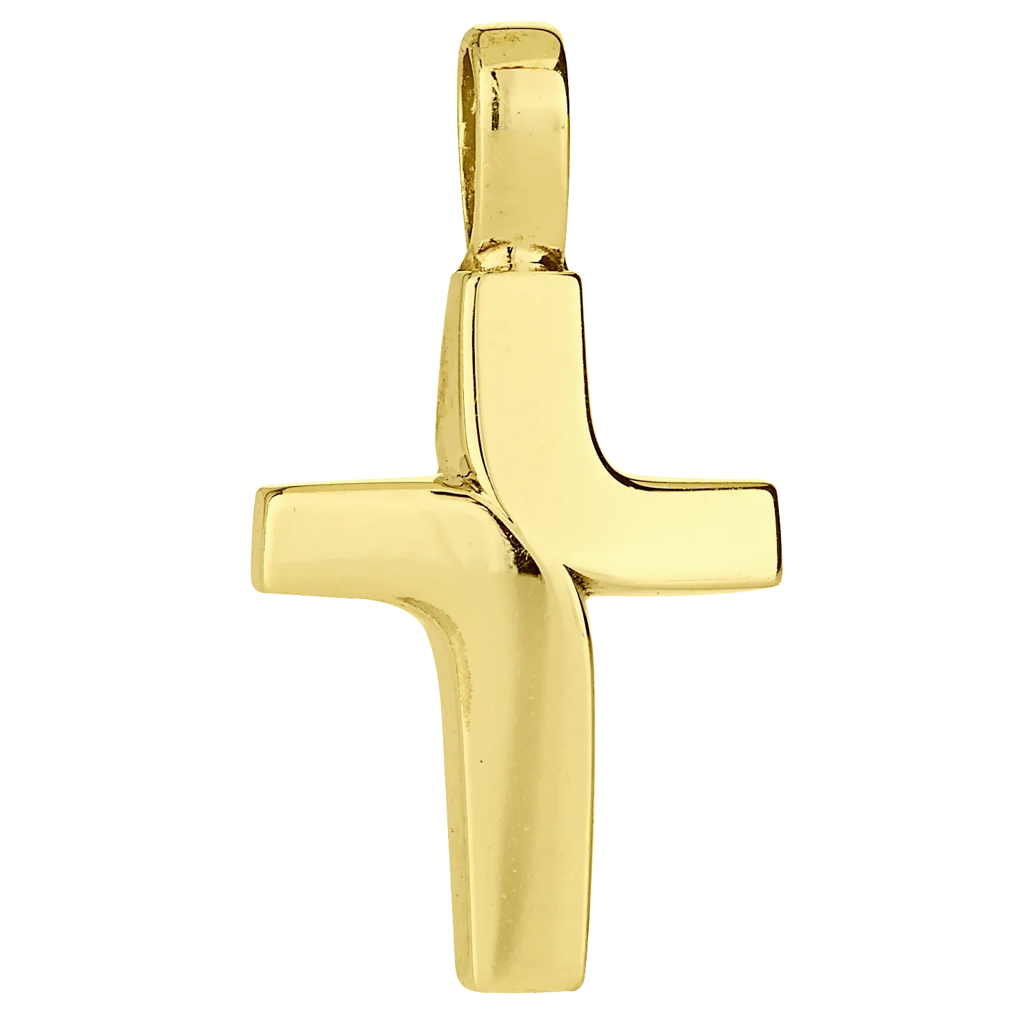 18K Gold Vermeil Cross Pendant