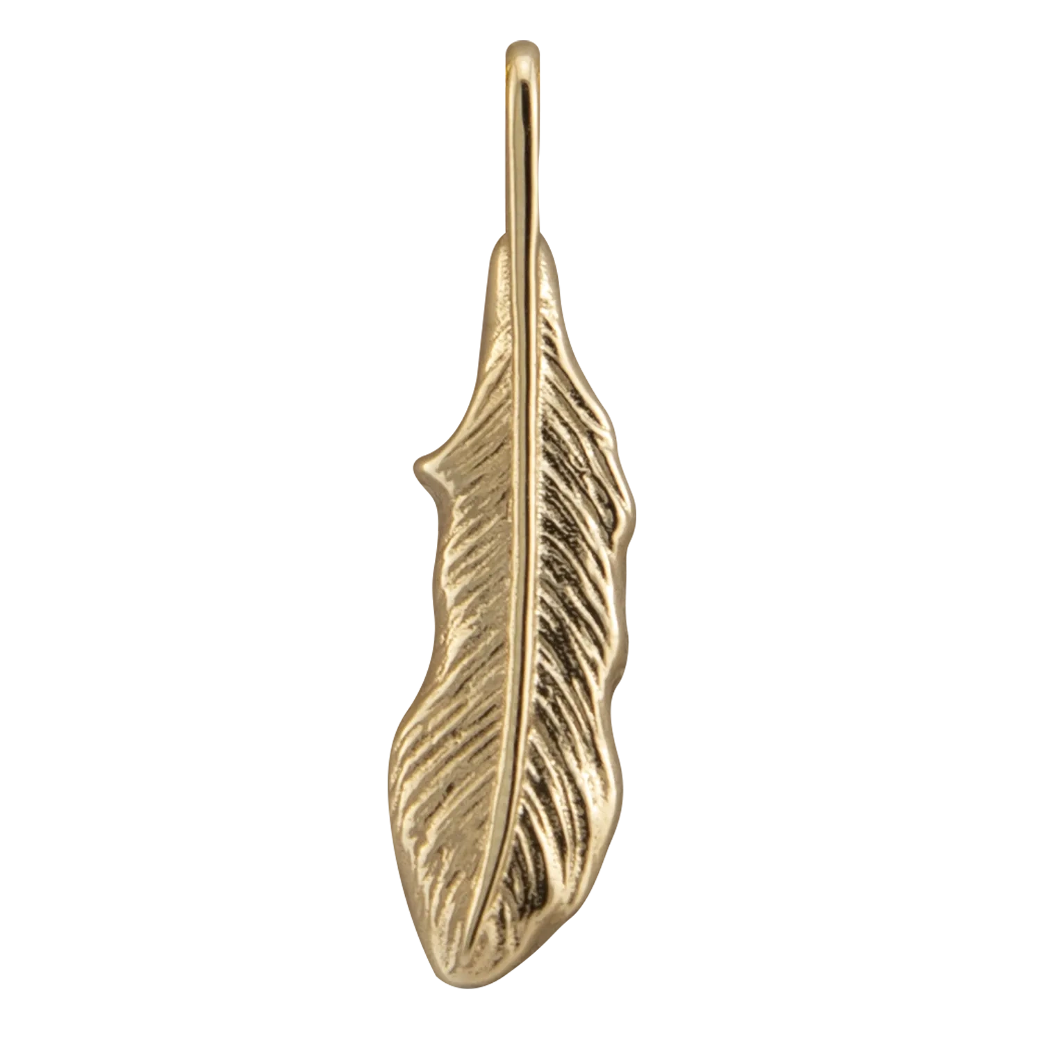 14k Gold Feather