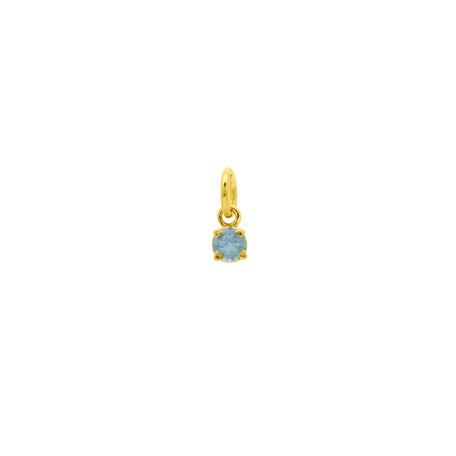 18k Gold Vermeil March Gem