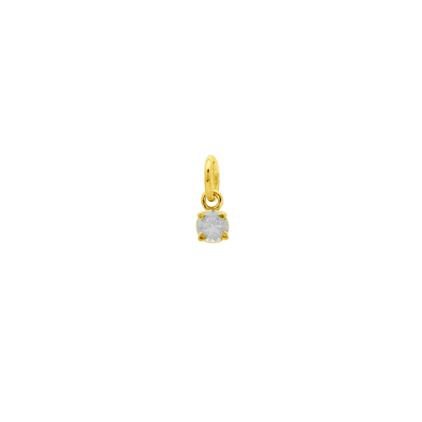 18k Gold Vermeil April Gem