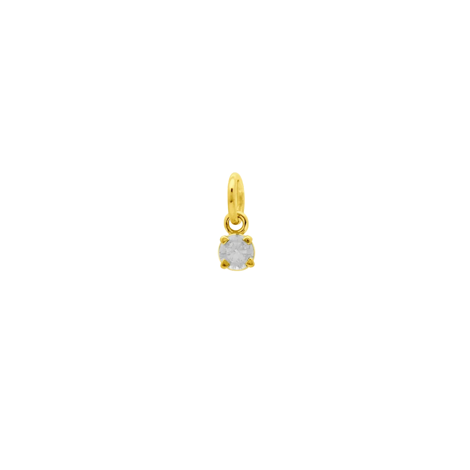 18k Gold Vermeil April Gem