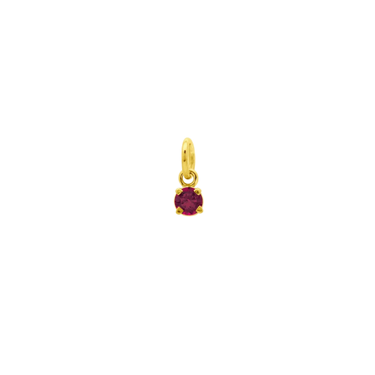 18k Gold Vermeil July Gem