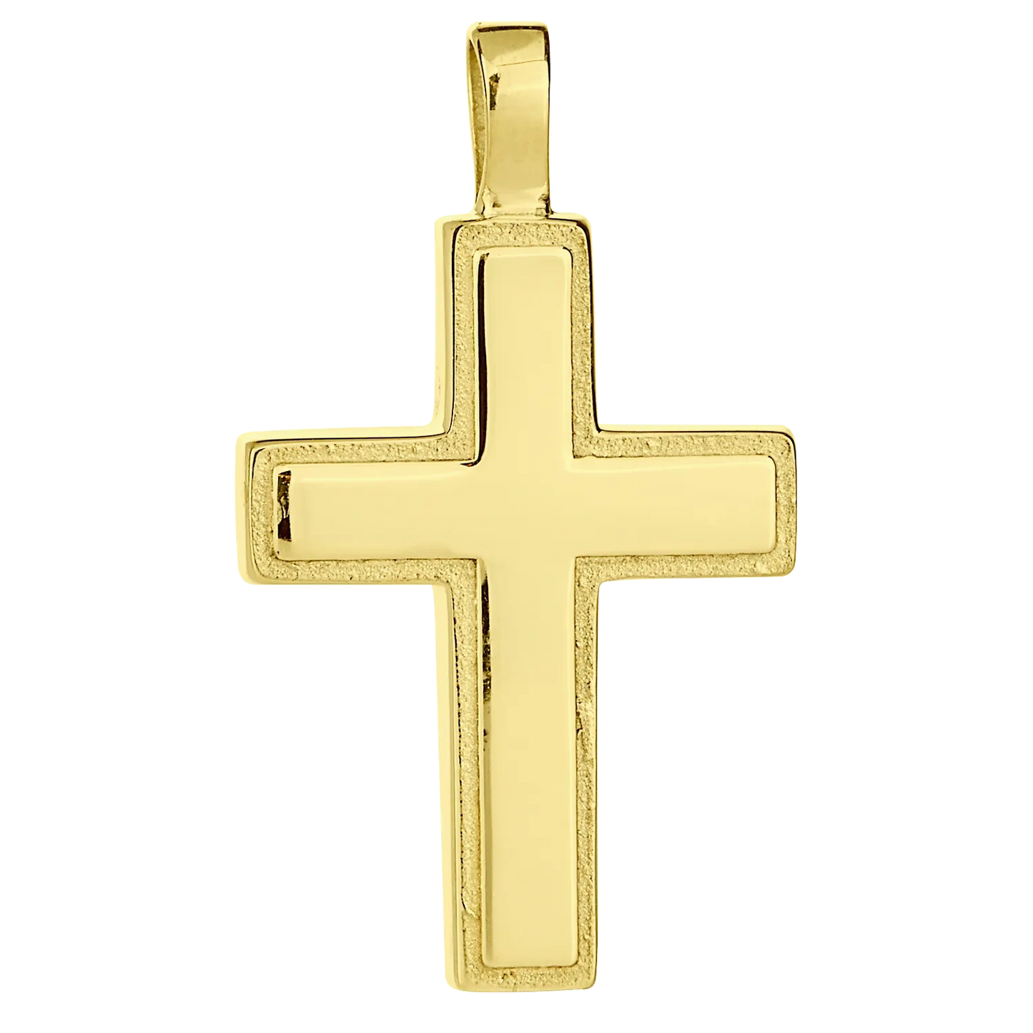 18K Gold Vermeil Men39s Cross
