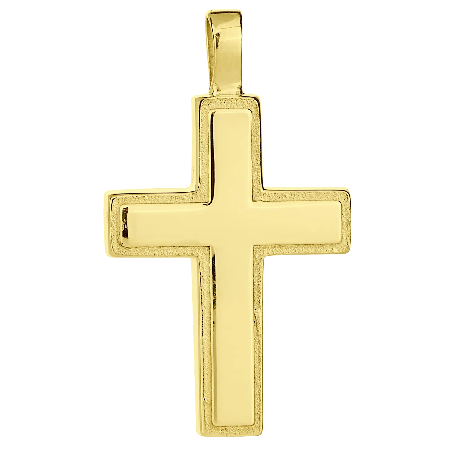 18K Gold Vermeil Men39s Cross