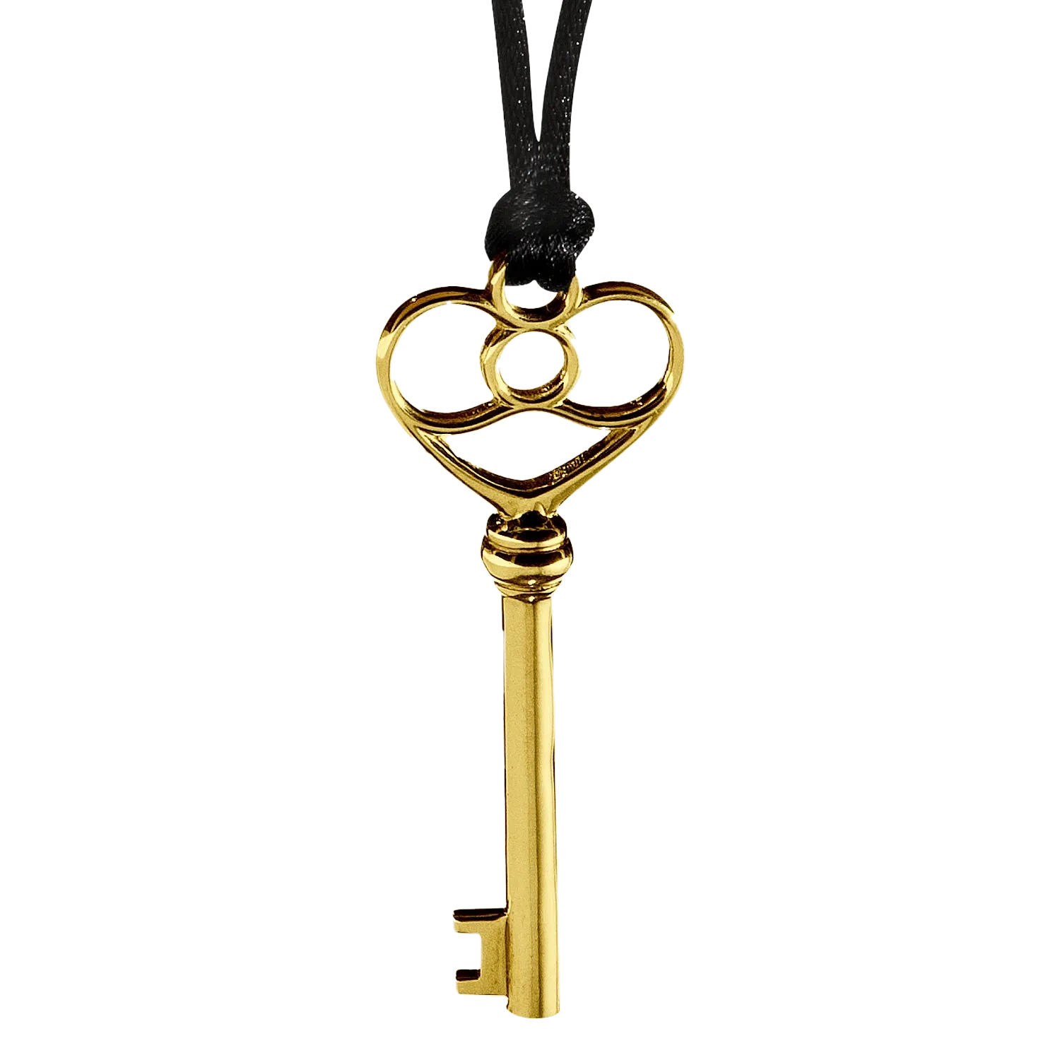 18K Gold Vermeil Key Necklace