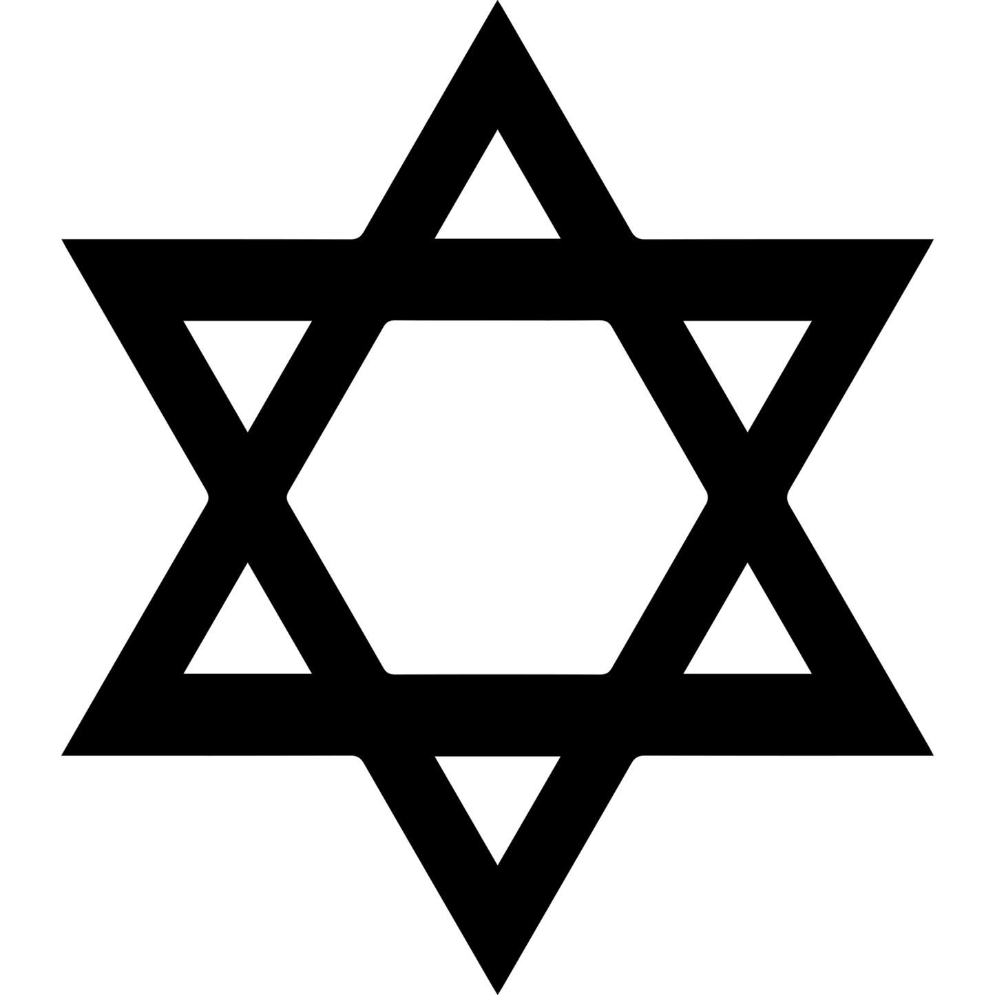 Star of David (Filled) Engraving