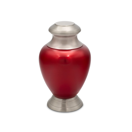 Nebula Silver Claret Keepsake Urn