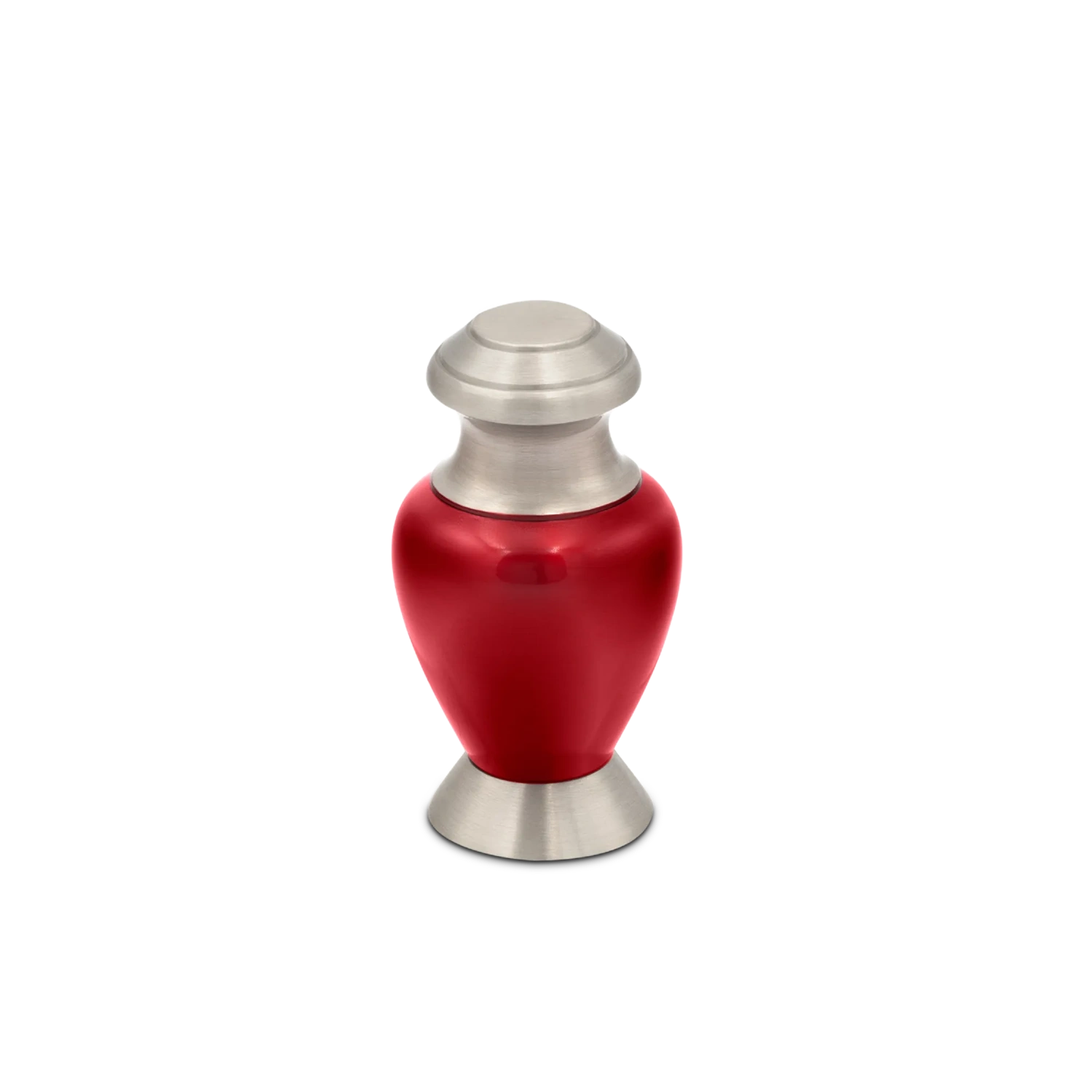 Nebula Silver Claret Miniature Urn