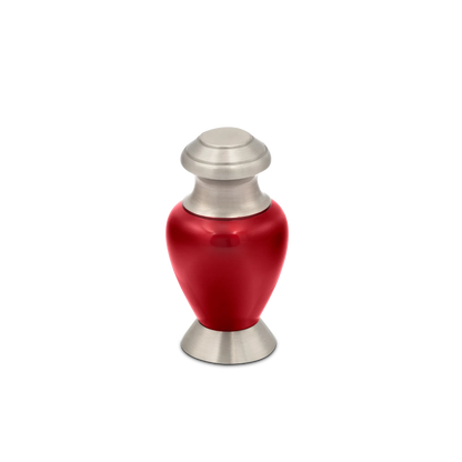 Nebula Silver Claret Miniature Urn
