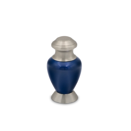 Nebula Indigo Blue Miniature Urn