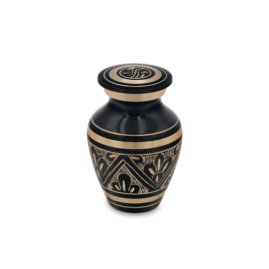 Starlight Ebony Miniature Urn