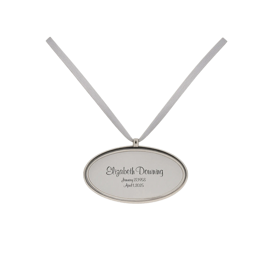 Silver Urn Engraving Pendant