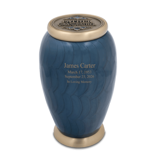 Cresthaven Blue Urn