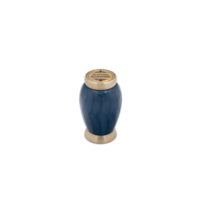 Cresthaven Blue Miniature Urn
