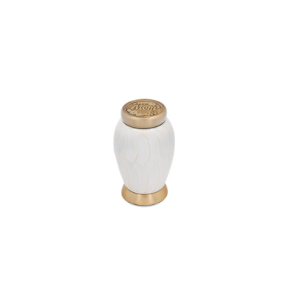 Cresthaven Ivory Miniature Urn