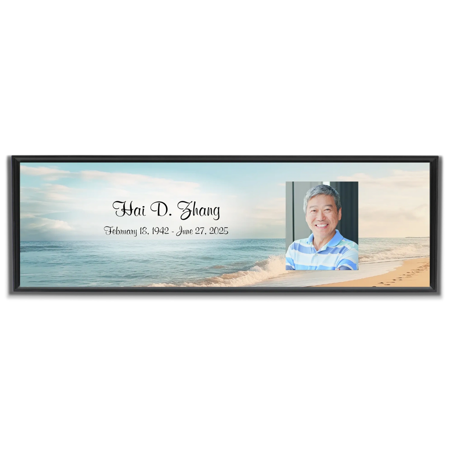 LifeStories MemoryFrame Ocean Design