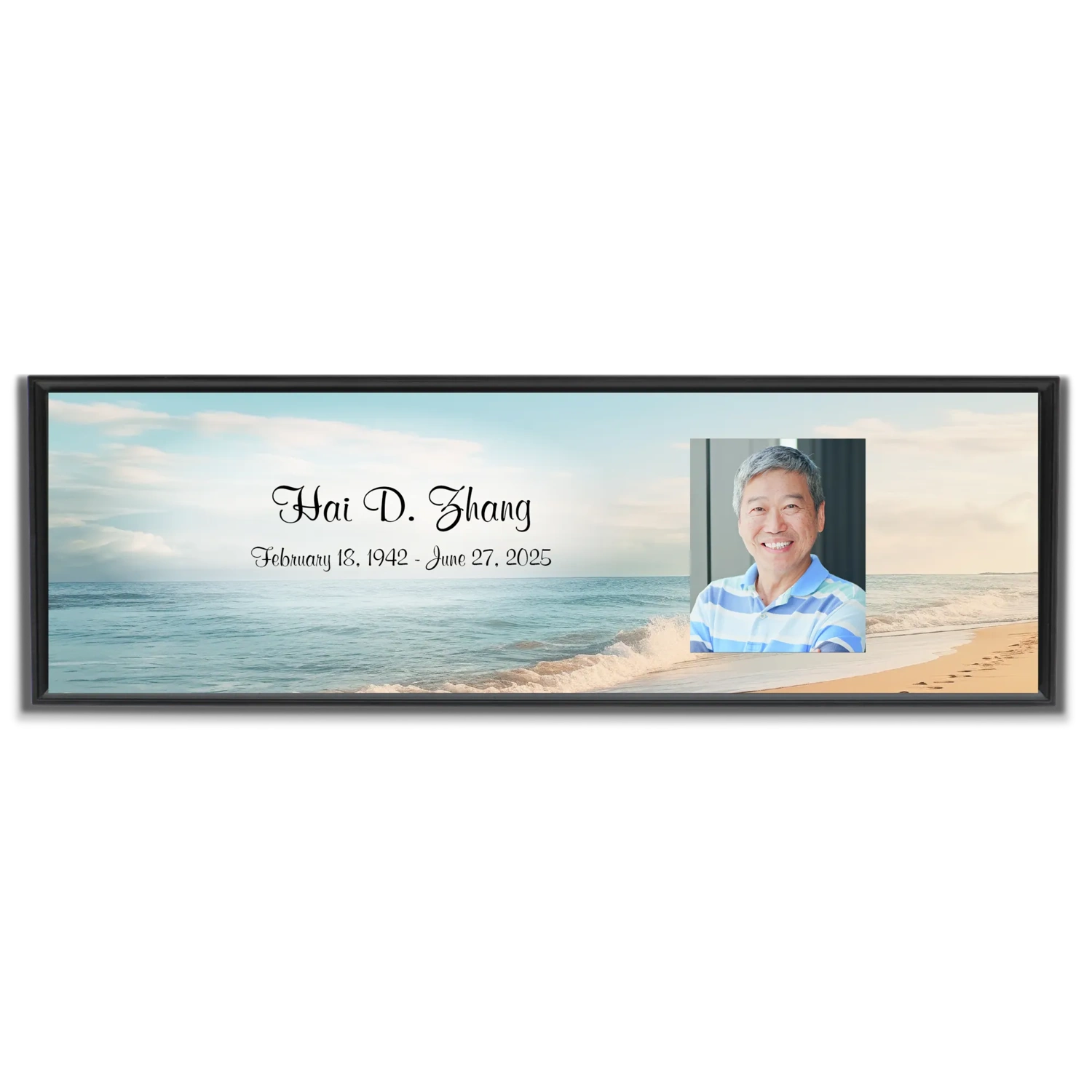 LifeStories MemoryFrame Ocean Design