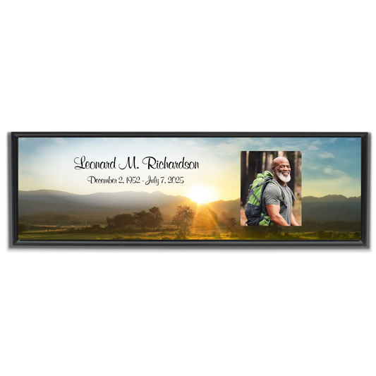 LifeStories MemoryFrame Outdoors Sunrise Field Design