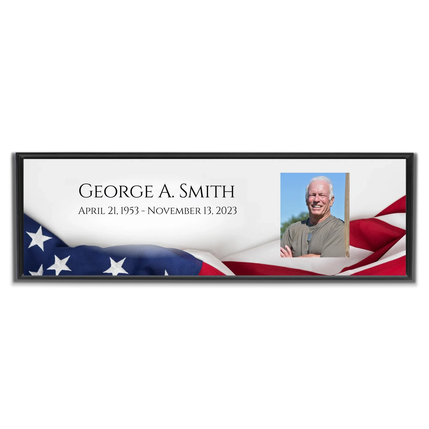 LifeStories MemoryFrame Patriotic Design