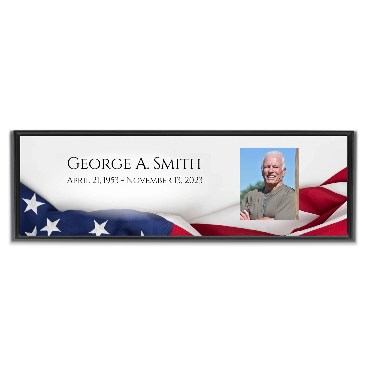 LifeStories MemoryFrame Patriotic Design