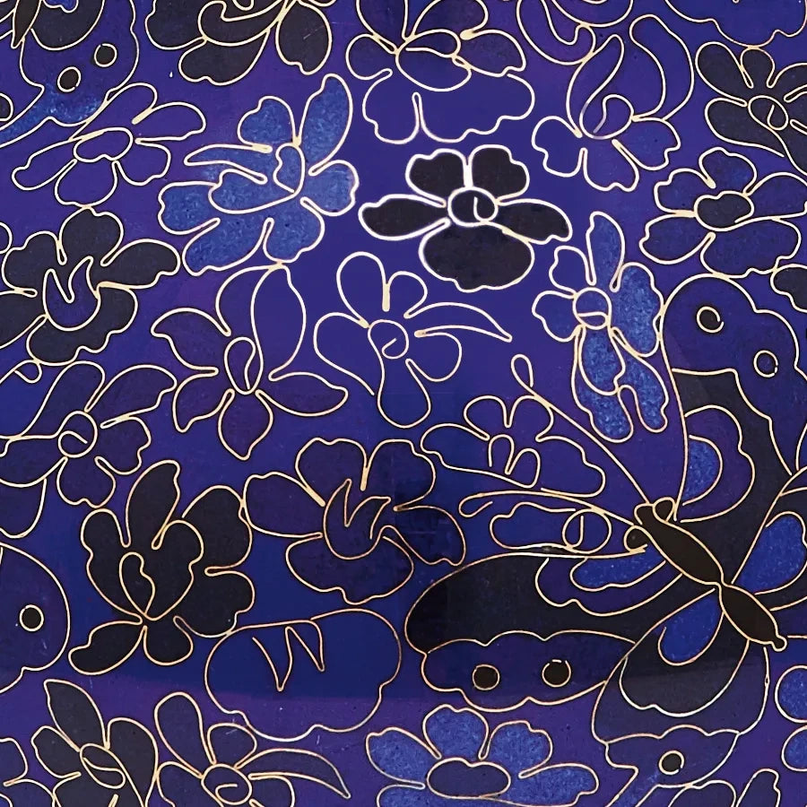 Blue Butterfly Cloisonne Keepsake