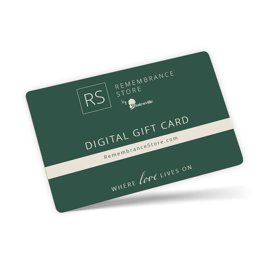 Remembrance store digital gift card graphic