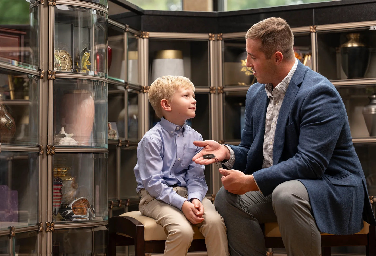 Men's Stainless Dog Tag - Black Finish