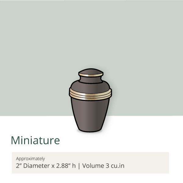 Miniature urn graphic
